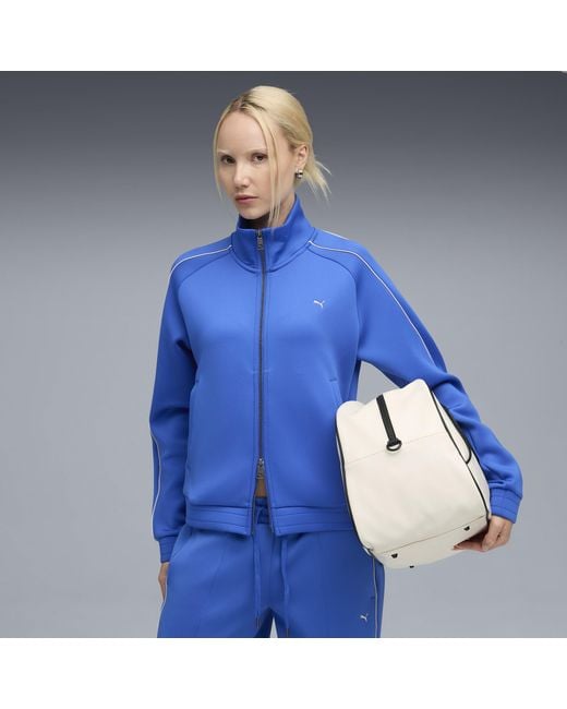 PUMA Blue T7 Trainingsjacke Damen, Kleidung, Mountain