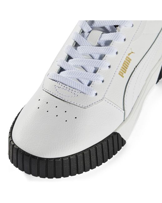 PUMA White Carina 2.0 Sneakers Damen, Schuhe