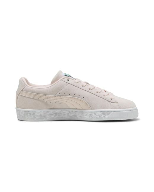 PUMA White Suede Classic Sneakers