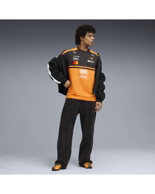 PUMA Orange Mclaren Mastercard F1 Team Replica T-Shirt for men