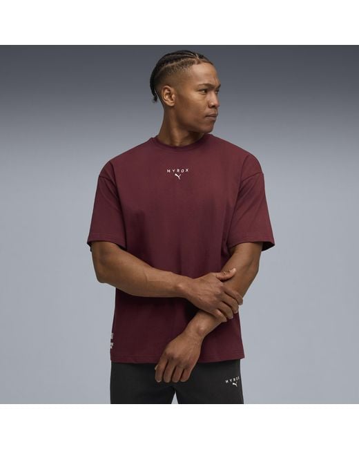 PUMA X Hyrox Lifestyle T-Shirt Voor Maat in het Red voor heren