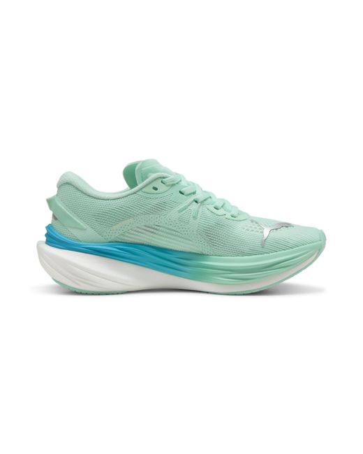 Zapatillas De Running Deviate Nitro 3 Para Mujer, Mint Melt/Speed Azul PUMA de color Green