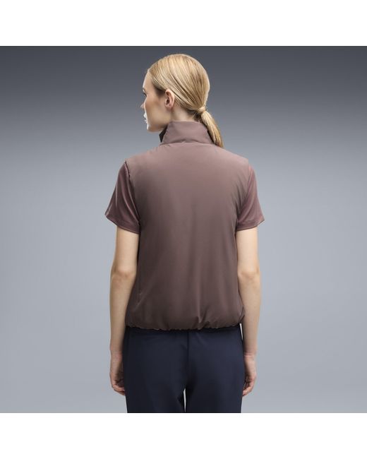 PUMA Brown Windcell Insulated Golf Vest