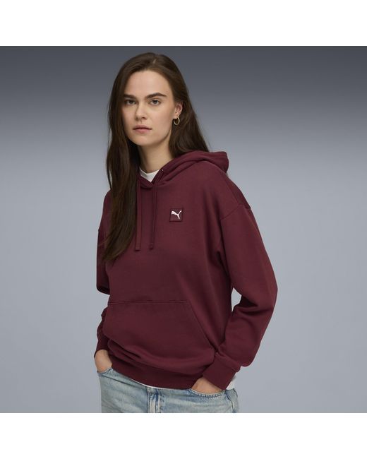 PUMA Red Essentials Elevated Comfort Hoodie Damen, Kleidung