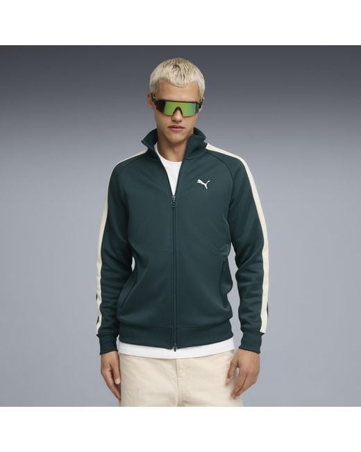 PUMA Green T7 Track Jacket for men
