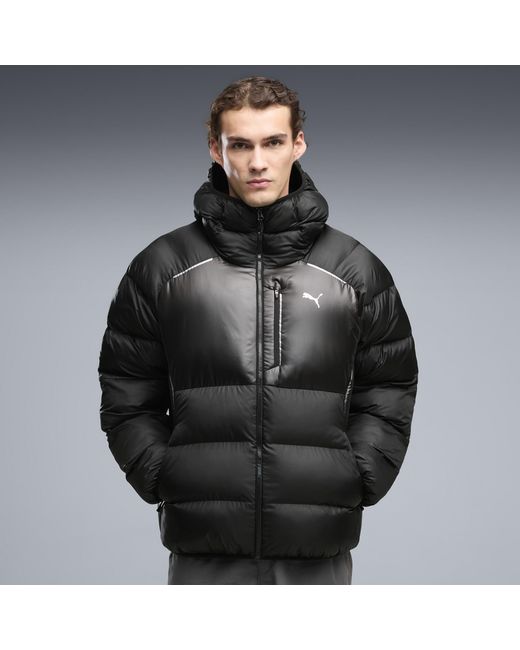 PUMA Black Tech Primaloftâ Heat Insulation Puffer Jacket for men