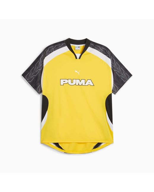 PUMA Unisex Voetbalshirt in het Yellow
