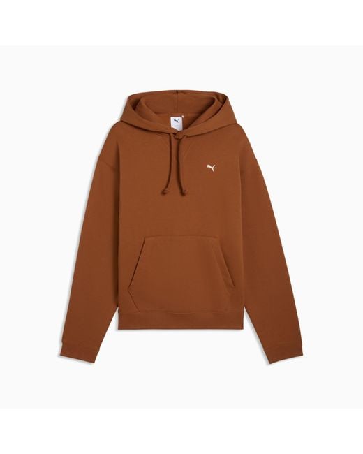 PUMA Brown Select Essentials Hoodie for men