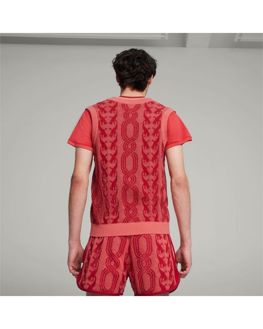 T-Shirt x PALOMO di PUMA in Red