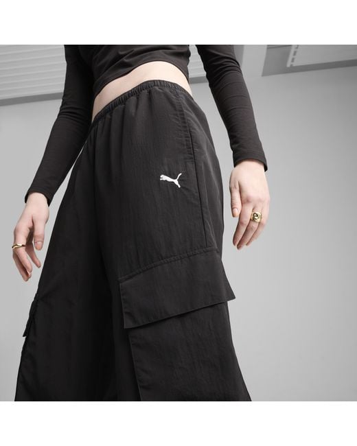 Pantalones Cargo De Chándal Wardrobe Ess Para Mujer, Ropa, Negro PUMA de color Black
