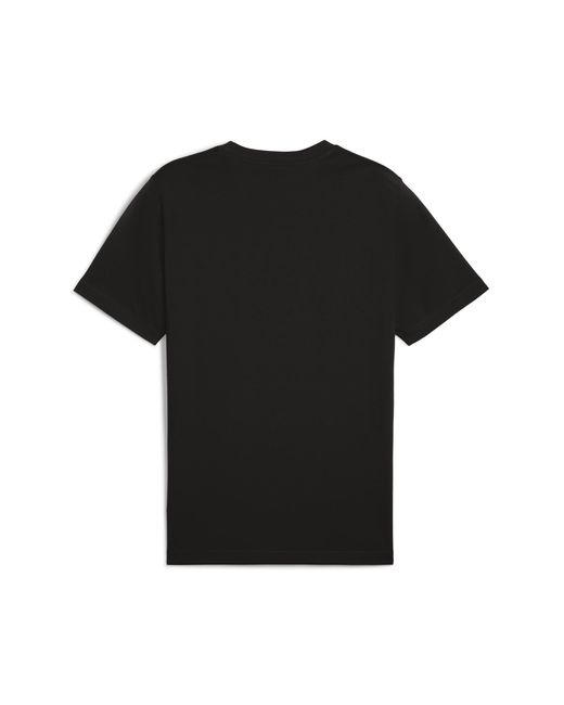 PUMA Black Essentials Logo T-Shirt for men