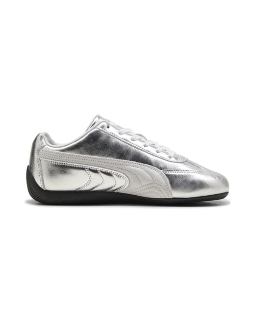 PUMA White Speedcat Sneakers