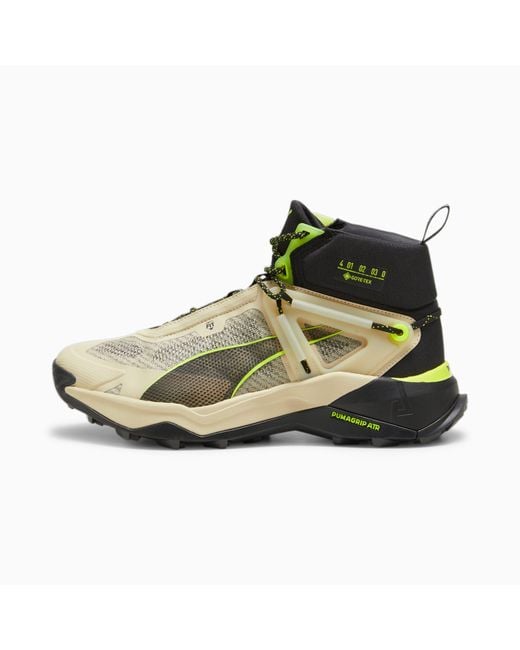 PUMA Green Explore Nitro Mid Gore-tex Hiking Shoes for men