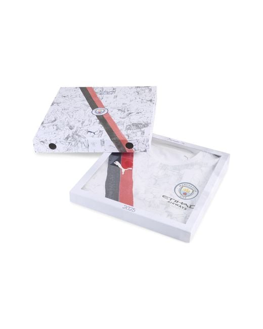 PUMA Kidsuper X Manchester City Authentic Shirt Voor Zwart/Wit, Maat in het White voor heren