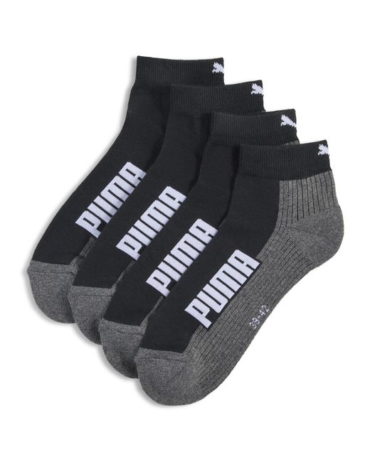 Calze Corte Ammortizzate (Confezione Doppia) di PUMA in Black