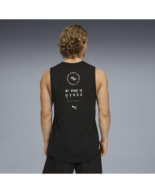 PUMA Black X Hyrox Dryelite Training Tank Top for men