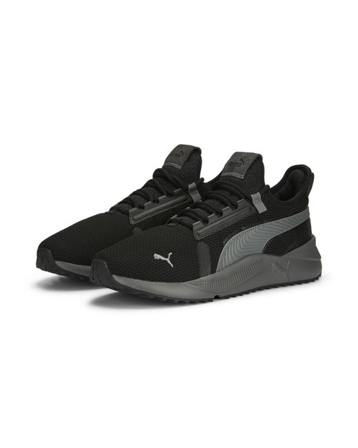 PUMA Black Pacer Future Street Knit Sneakers for men