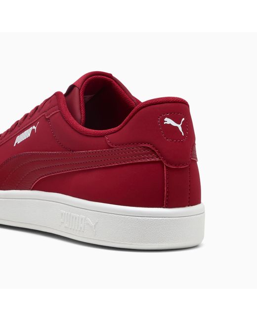 PUMA Smash 3.0 Buck Sneakers Voor in het Red