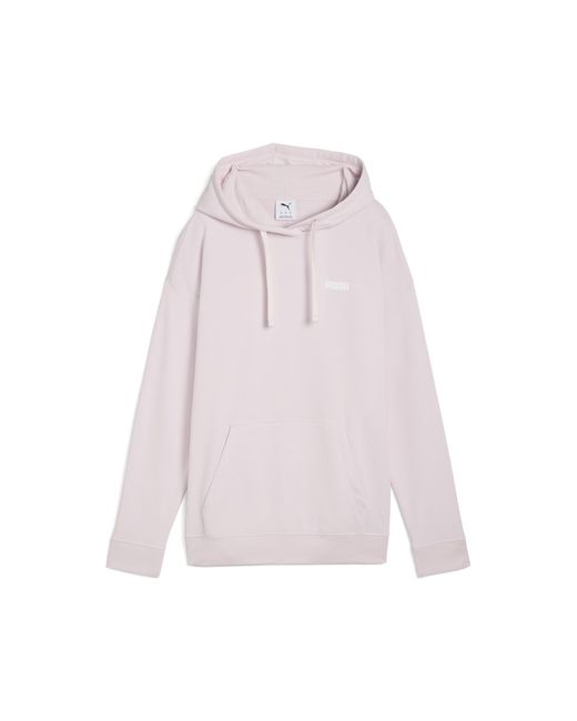 Sudadera Holgada Con Capucha Essentials Small Logo Para Mujer PUMA de color Pink