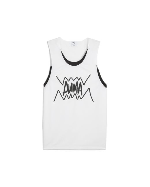 PUMA Jaws Core Basketball-Tanktop in White für Herren