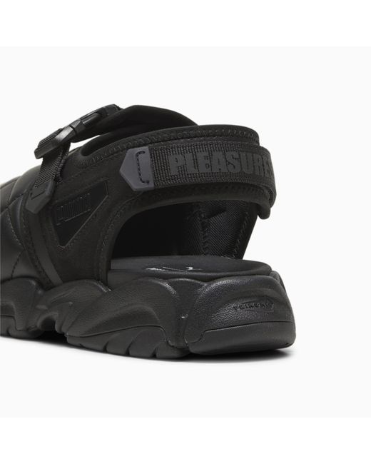 PUMA Black X Pleasures Ts-01 Quilt Sandals