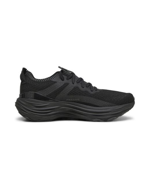 PUMA Black Foreverrun Nitroâ Knit Running Shoes for men