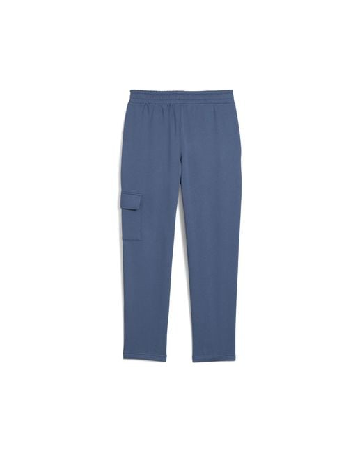 PUMA Blue Elevated Essentials Cargo Pants for men