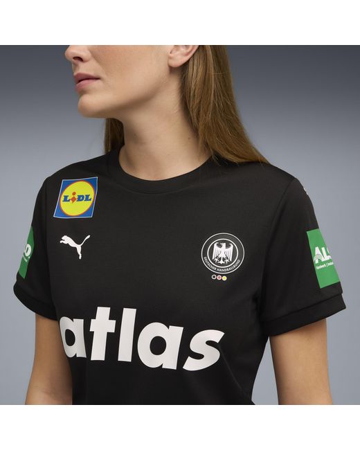 PUMA Duitse Handbalbond Uitshirt Voor Maat in het Black