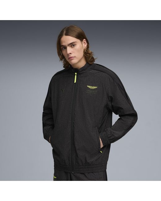 PUMA Black X Aston Martin Aramco F1 Team T7 Track Jacket for men