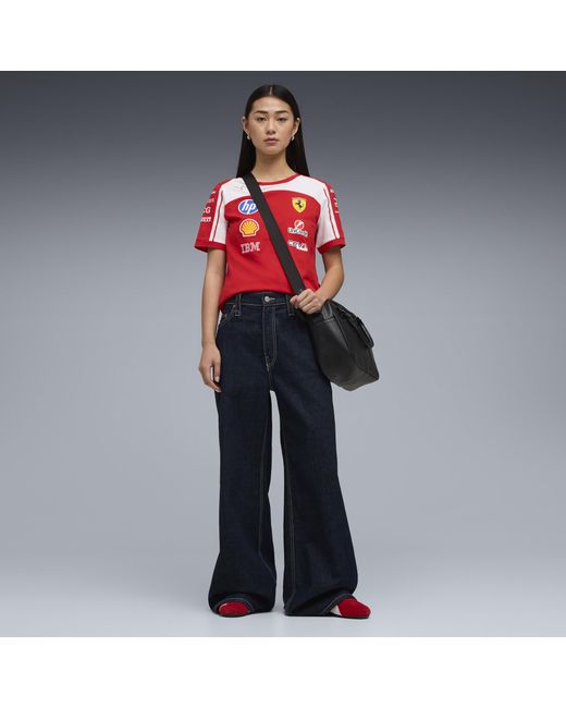PUMA Red Scuderia Ferrari Hp Replica T-Shirt