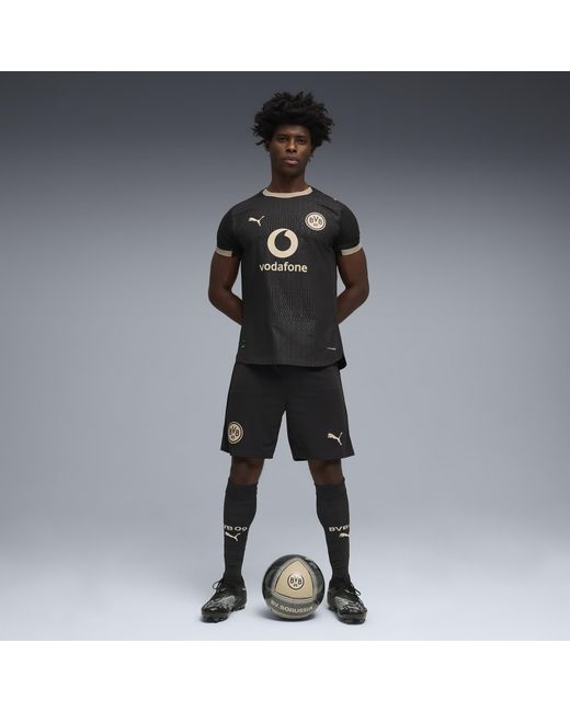 PUMA Black Borussia Dortmund Authentic Special Edition Jersey for men