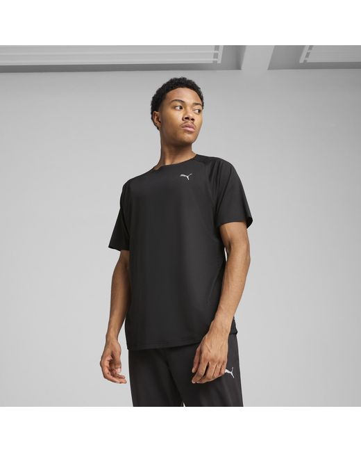 PUMA Black Everyday Cloudspun Ultra Soft Running T-Shirt for men