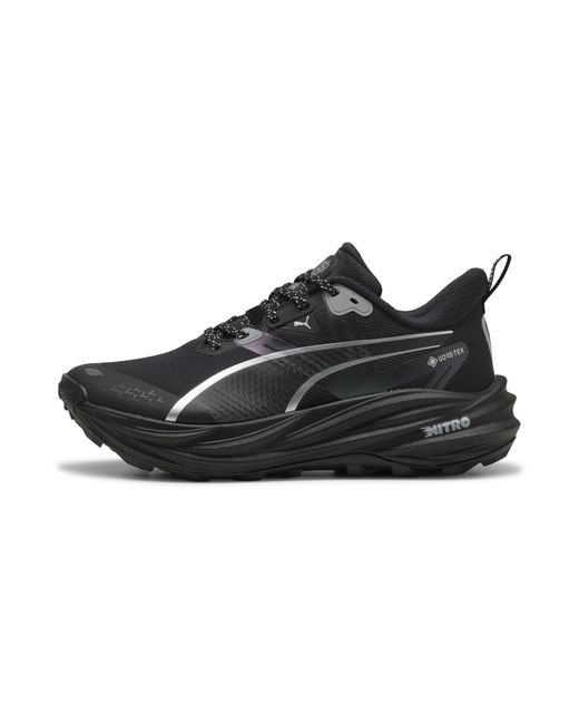 PUMA Black Voyage Nitroâ 4 Gore-Texâ Waterproof Trail Running Shoes