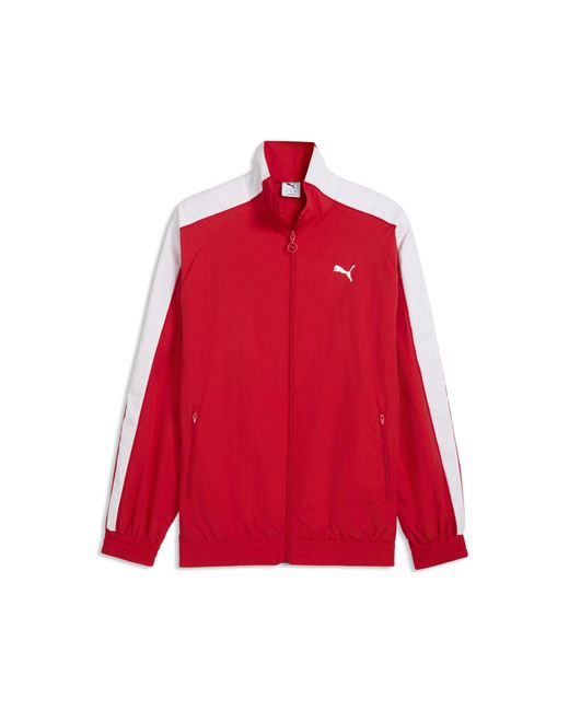 PUMA Red T7 Oversized Track Jacket for men