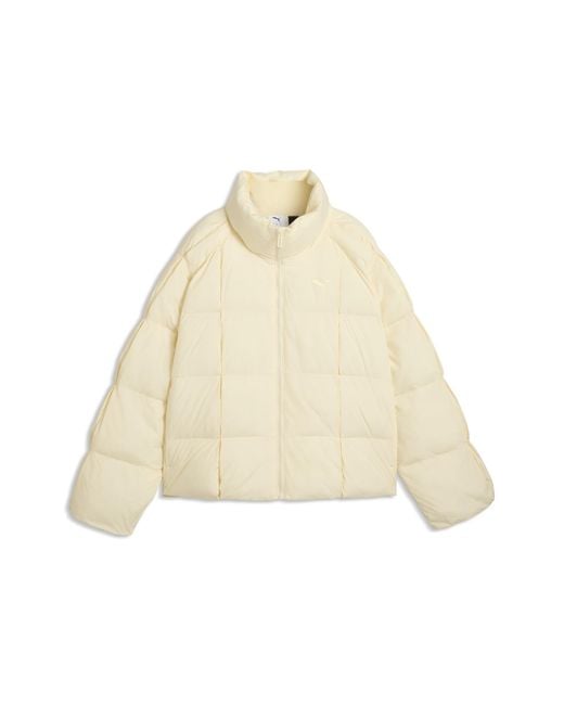 PUMA Natural T7 Pleat Relaxed Puffer Jacket