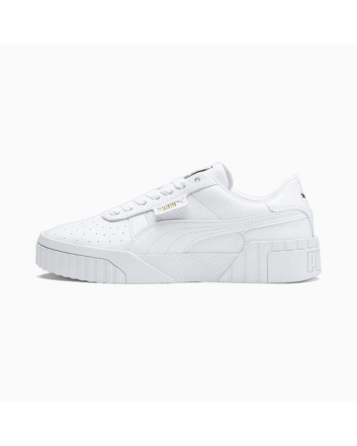 PUMA White Cali Sneakers