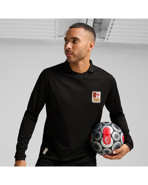 PUMA Black Ac Milan 125Th Anniversary Authentic Jersey for men