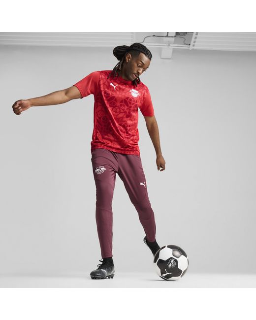 PUMA RB Leipzig Pre-match Kurzarmtrikot in Red für Herren