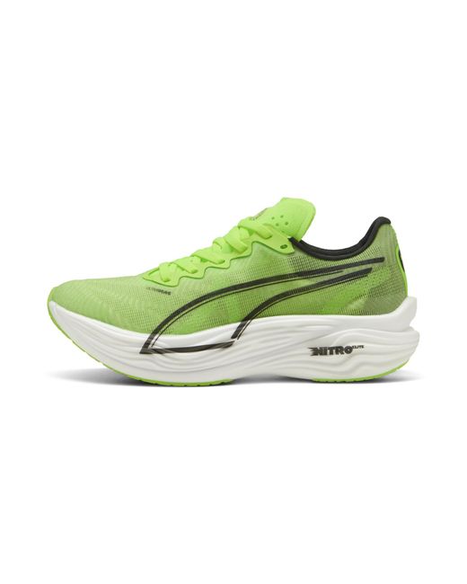 PUMA Green X Hyrox Deviate Nitro Elite Running Shoes Glare