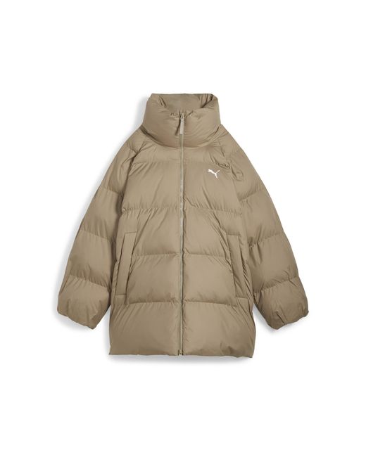 PUMA Brown Oversized Puffer Jacket
