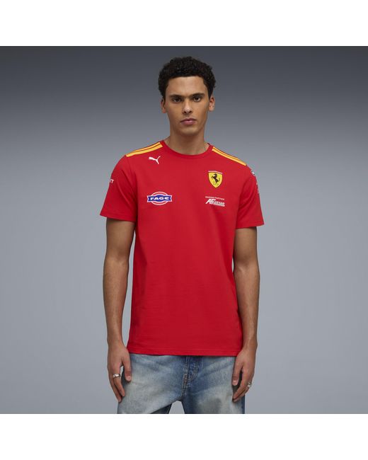 PUMA Red Ferrari Hypercar Replica T-Shirt for men