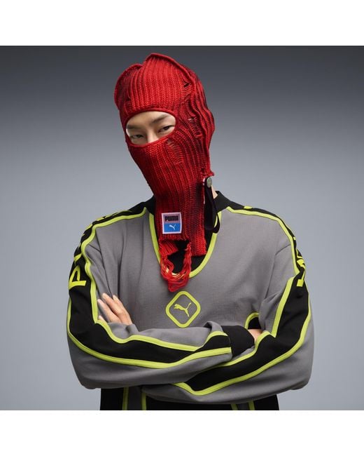 PUMA Red A$Ap Rocky X Knitted Balaclava for men
