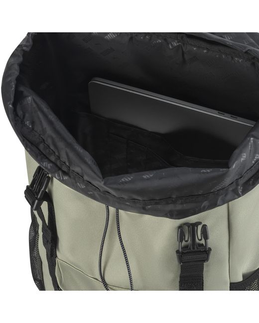 PUMA Green Flap Top Backpack