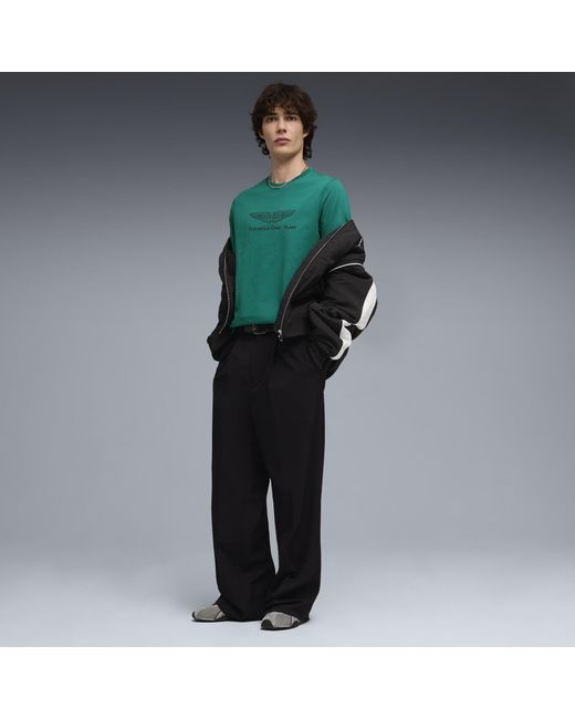 PUMA Green X Aston Martin Aramco F1 Team Essentials T-Shirt for men