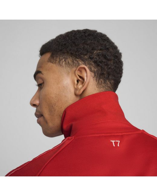 PUMA Red T7 Track Jacket for men