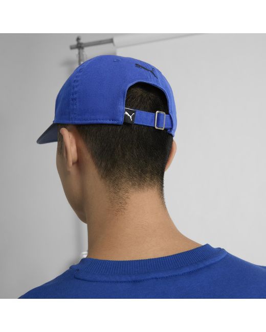 PUMA Blue No. 1 Logo Adjustable Cap