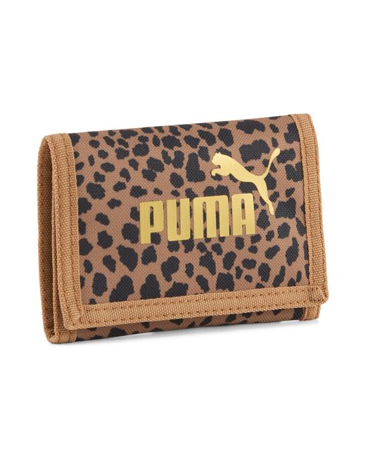 Cartera Con Estampado Integral Phase, Accesoiros, Melted Caramel/Leopard Aop PUMA de color Metallic