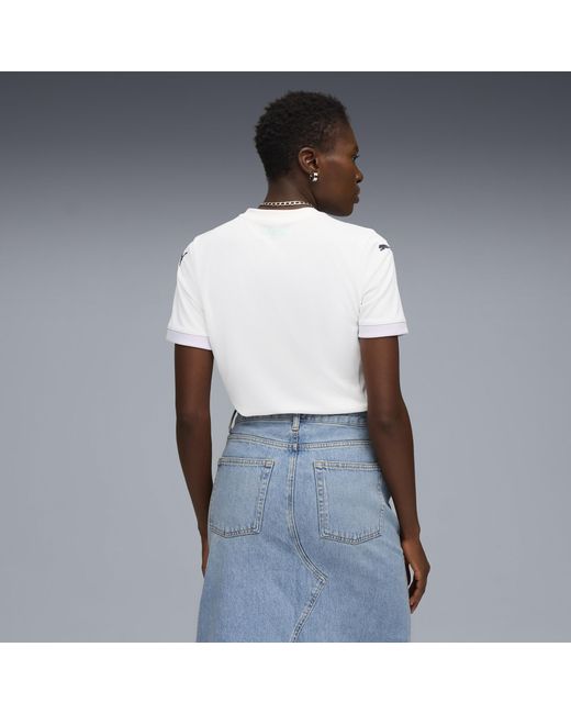 Maglia Gara Away Team Islanda 2025 Da Donna di PUMA in White