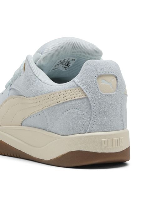 PUMA White Park Luna Suede Sneakers