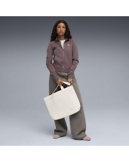 PUMA Brown Ess Slim Track Jacket Dk